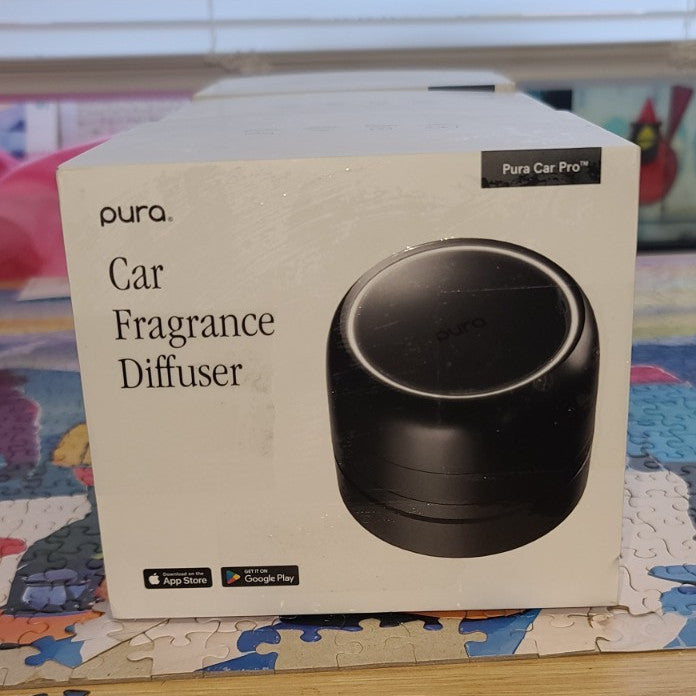 Pura Car Pro Car Fragrance Diffuser Black w/ select SMART FRAGRANCE REFILL