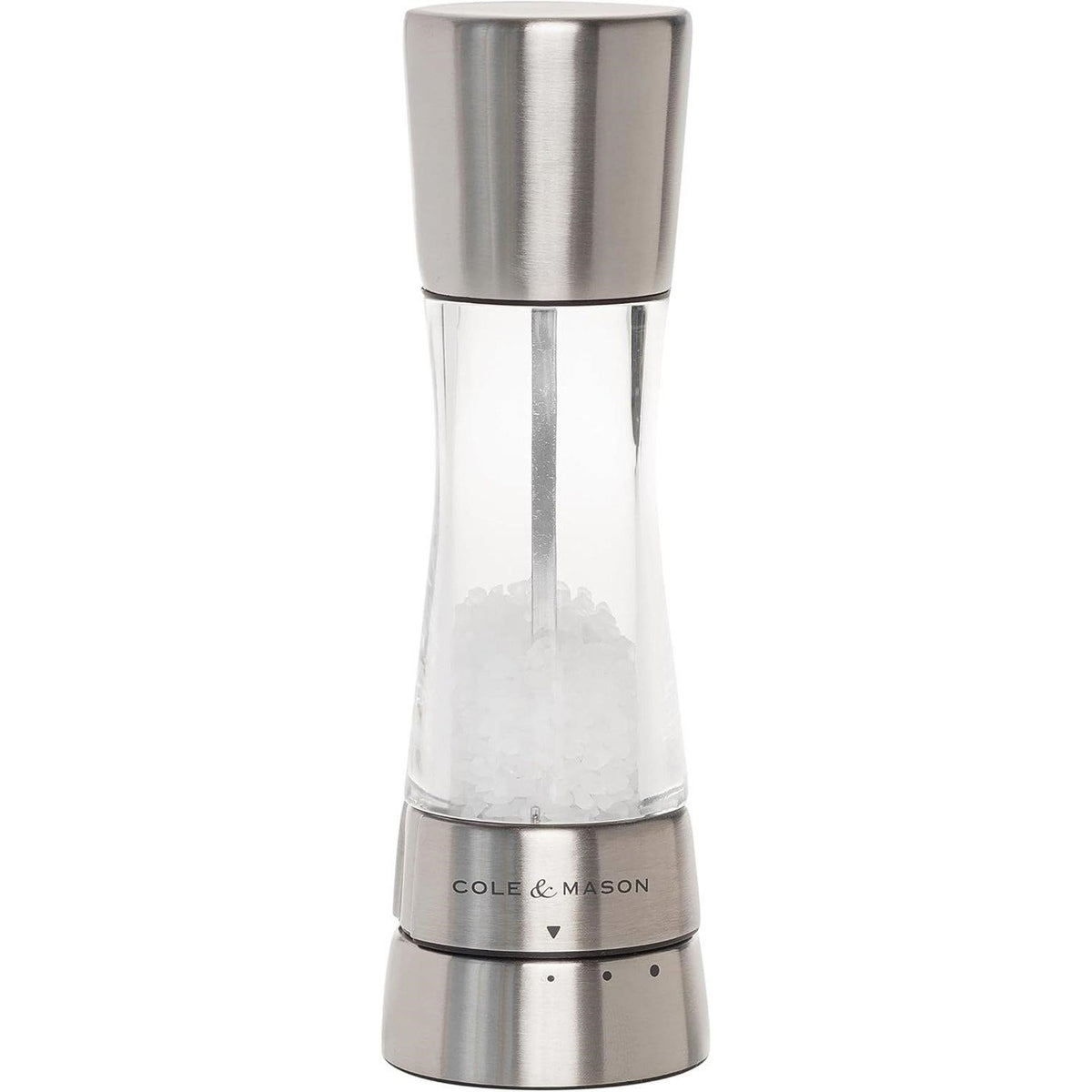 Cole & Mason Derwent Salt Mill 7.5 Stainless Steel Grinder Adjustable NWT