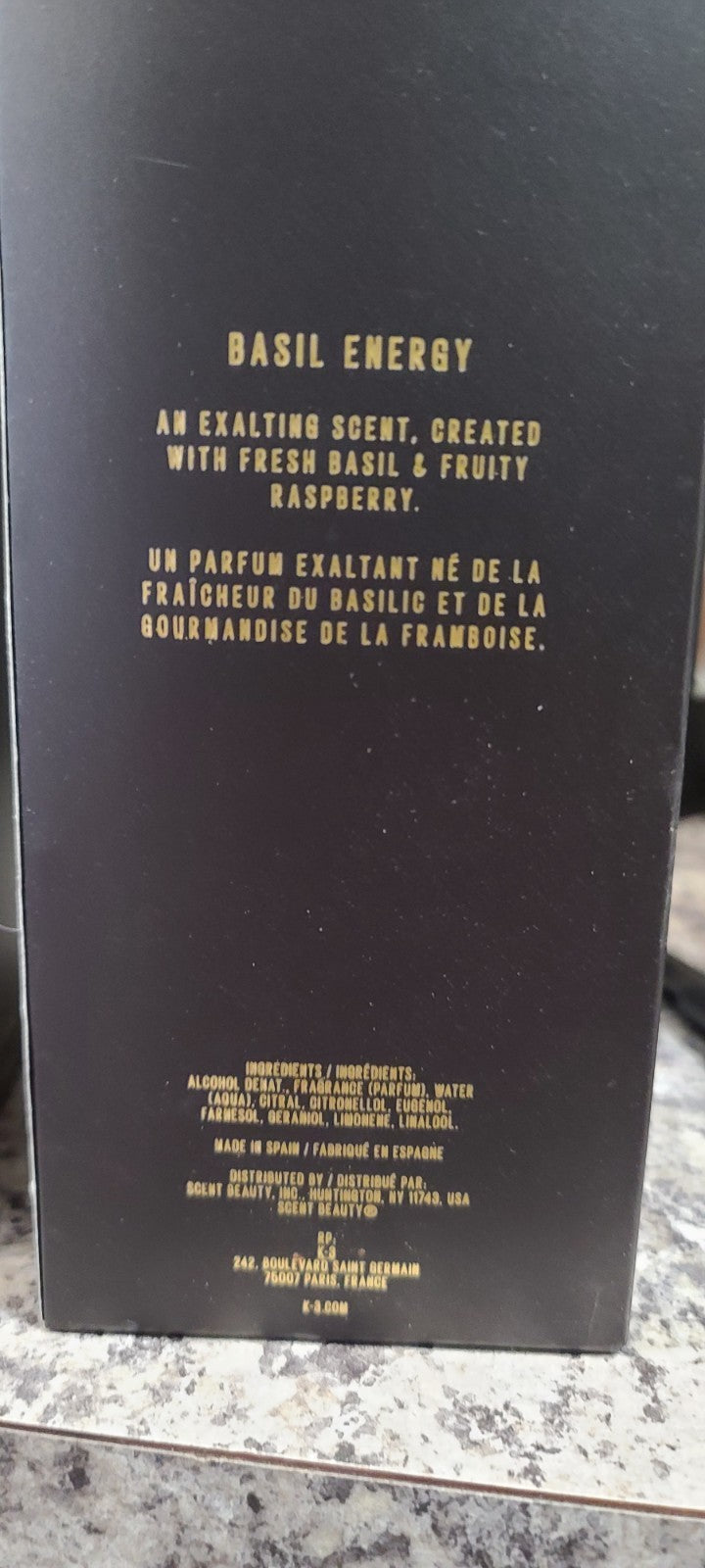 Diffuser, K3 Basil Energy Reed & Raspberry Scent, 200 mL 6.7 fl oz