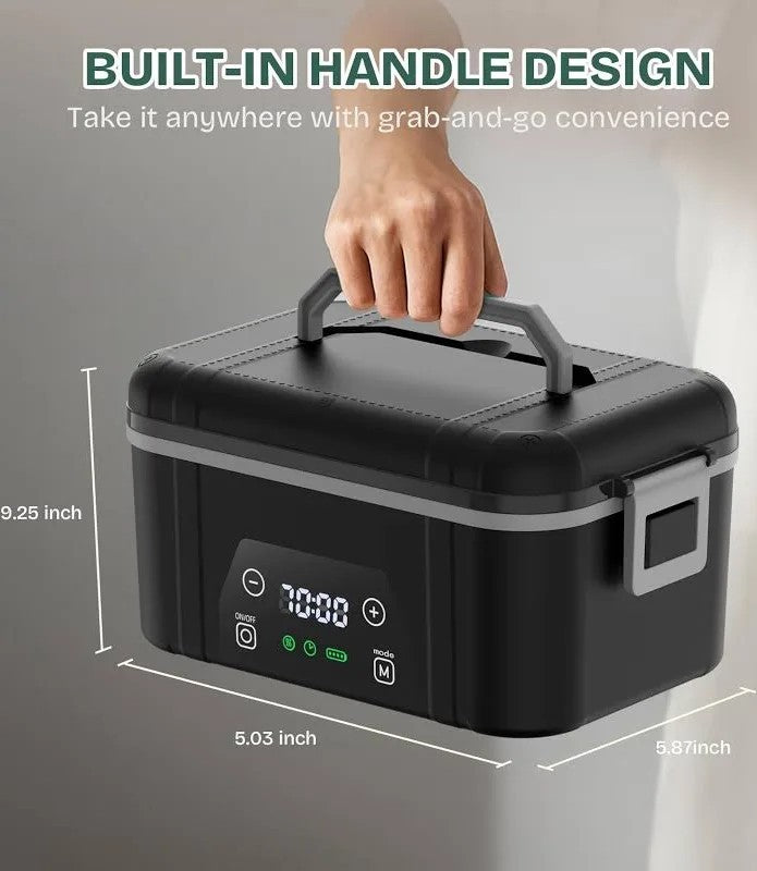 Cordless Electric Lunchbox rechargable  1.3L hot/cold
