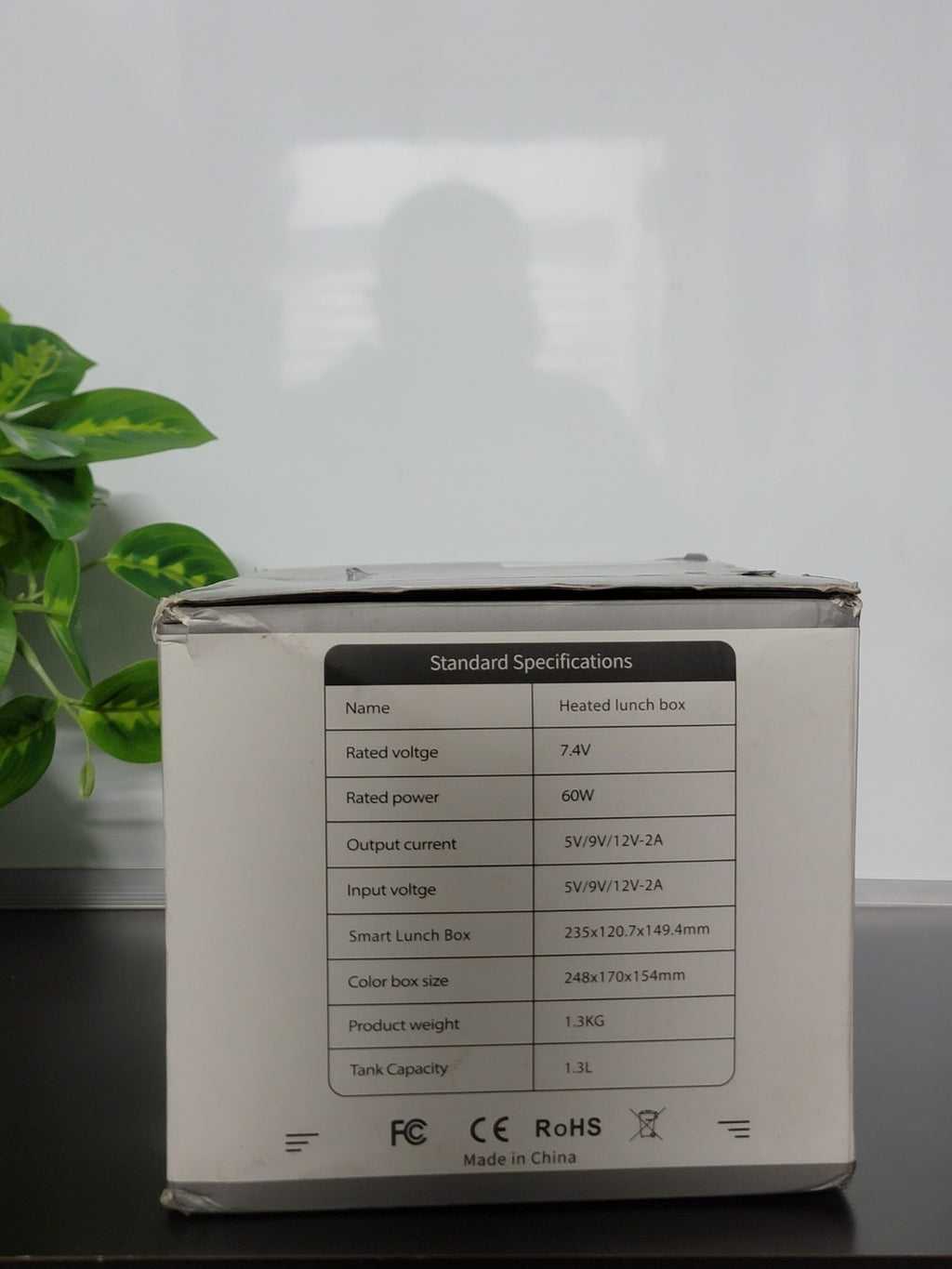 Cordless Electric Lunchbox rechargable  1.3L hot/cold